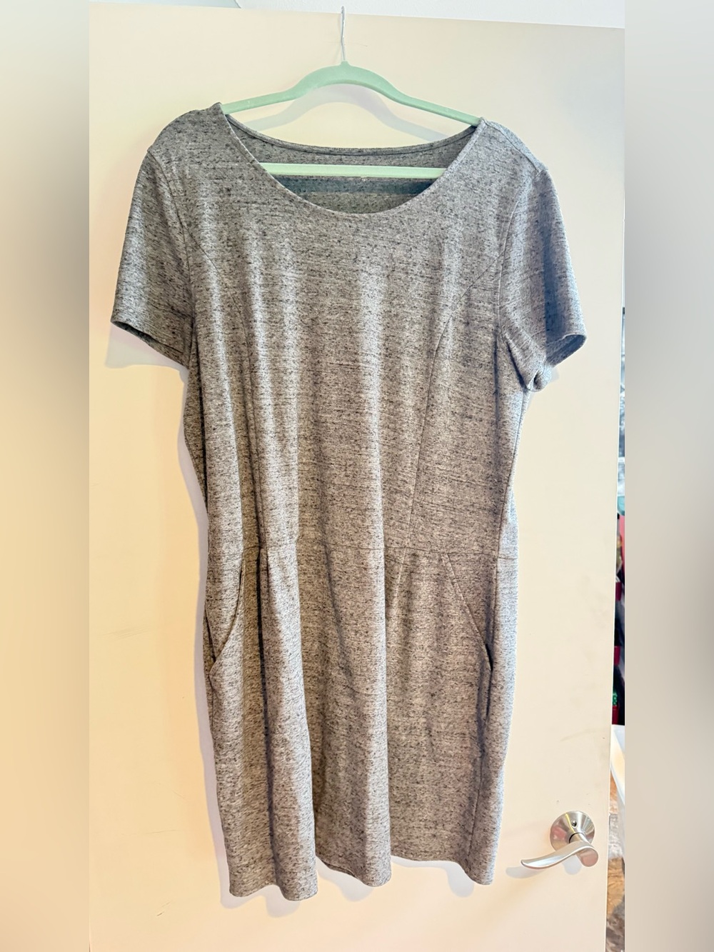 Garnett Hill Short-Sleeve Pocket Shift Dress